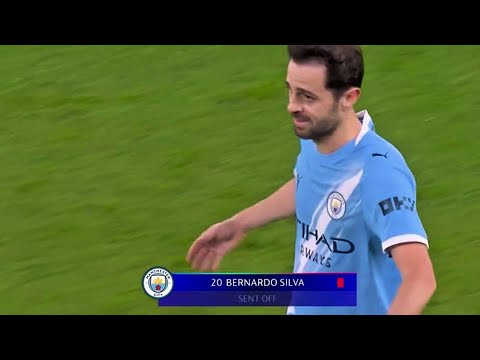Video Bernardo Silva SHOCK Red Card vs Real Madrid | Real Madrid Vs Manchester | Champions League