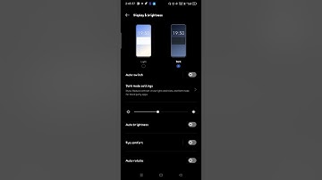 how to enable auto brightness in realme C 15