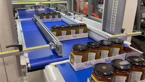 ADPAK SMIPACK XP650ASX wrapping trays of Honey