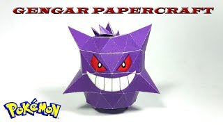 Pokemon Papercraft : Gengar Chibi | papercraft 99
