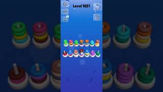 Sort Stack Level 1051 1052 1053 1054 1055 WalkThrough Solution