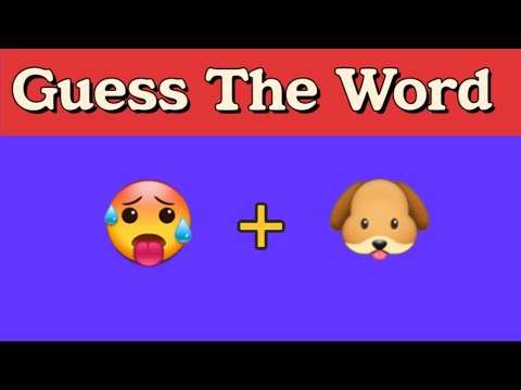 Can You Guess The Word By Emoji? 🤔 | Emoji Guess 🤪 | QnA challenge ...