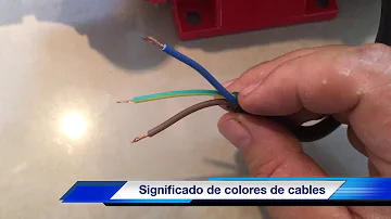 ¿Qué significa un enchufe azul?