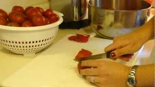 How to Make and Freeze EASY Garden Fresh Tomato Sauce Part 1