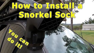 How to Fit A Snorkel Pre Filter to Your 4WD | Snorkel Socks and Snorkel Filters