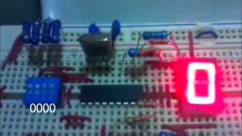 PIC16F84A conversor binario a hexadecimal