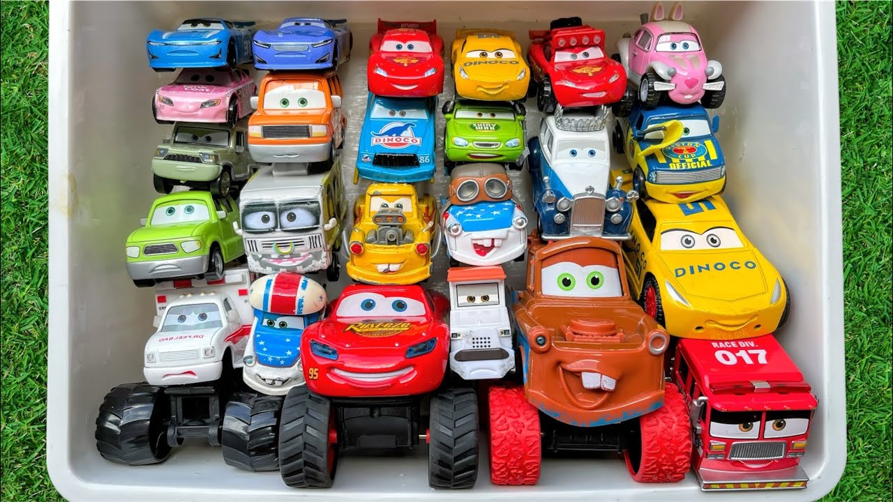 Disney Pixar Cars Unboxing Review | Lightning McQueen, Tow Mater, Doc Hudson, Sally Carrera, Cruz