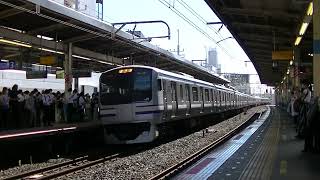 総武線E217系Y122＋Y6編成大船行き@船橋駅
