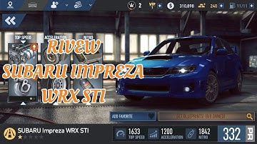 Review SUBARU IMPREZA WRX STI 🔥🔥 | Need for speed no Limit