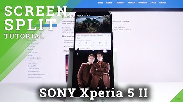 How to Use Dual Screen Feature in Sony Xperia 5 II - Enter Split Screen