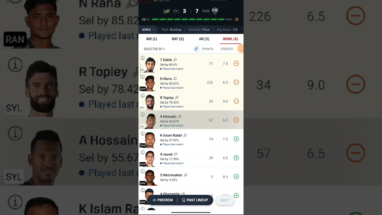 SYL vs RAN Dream11 Prediction | SYL vs RAN Dream11 Team Today | SYL vs RAN Dream11 Team | BPL T20