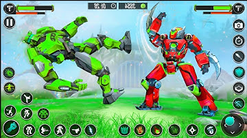 Dino Robot Car Transform War 💥 Alien Invasion Battle | Robot Limousine Gameplay