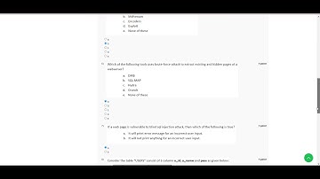 ETHICAL HACKING  WEEK-11 #nptel #ethicalhackingassignmentanswers