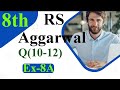 Class-8th Maths RS Aggarwal Solutions New Edition |Chapter 8A Class 8 RS Aggarwal Solutions New Book