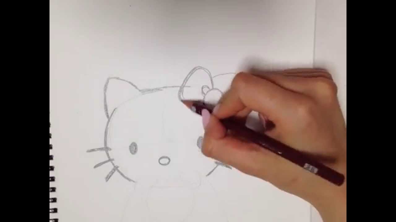 キティちゃん サンリオ 描いてみた How To Draw A Hello Kitty Youtube