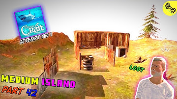 Searching for Blueprint in every medium island in Survival & craft || The IGF Games || Raft Part 42