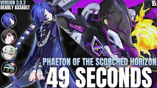 Promeia vs. Phaethon of Scorched Horizon in 49 secs! | New Deadly Assault v3.0.3 | Zenless Zone Zero