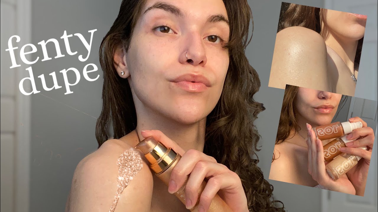 Best Affordable Shimmering Body Oil! Fenty Beauty Dupe??? YouTube