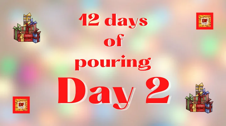 12 Days Of Pouring Day 2 | Acrylic Pouring | LIVE Giveaway | 4 years on YouTube