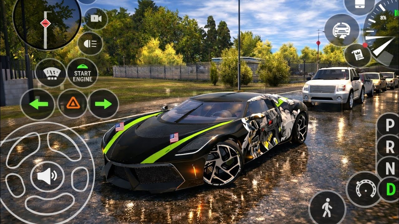 BUGATTI LA VOITURE NOIR | CAR PARKING DRIVING SCHOOL 