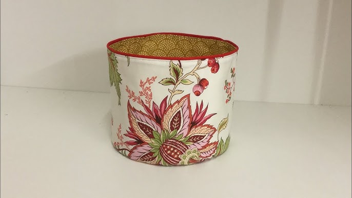 Tuto cache-pot : enrober un pot de fleur de tissu tressé