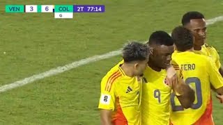 Venezuela vs Colombia 3-6 | Gol de Colombia | Campeonato Mundial 2025 Gol de Jhon Cordoba Hoy |