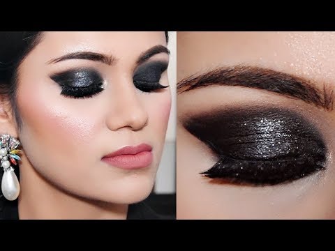 3 Step Black Smokey Eye Makeup For Beginners |Tutorial In Hindi With Tips