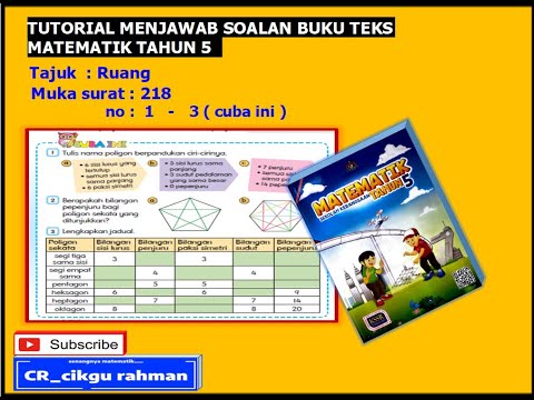 Ms 218 Ruang Matematik Tahun 5 Youtube