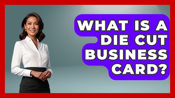 What Is A Die Cut Business Card? - Graphic Design Nerd