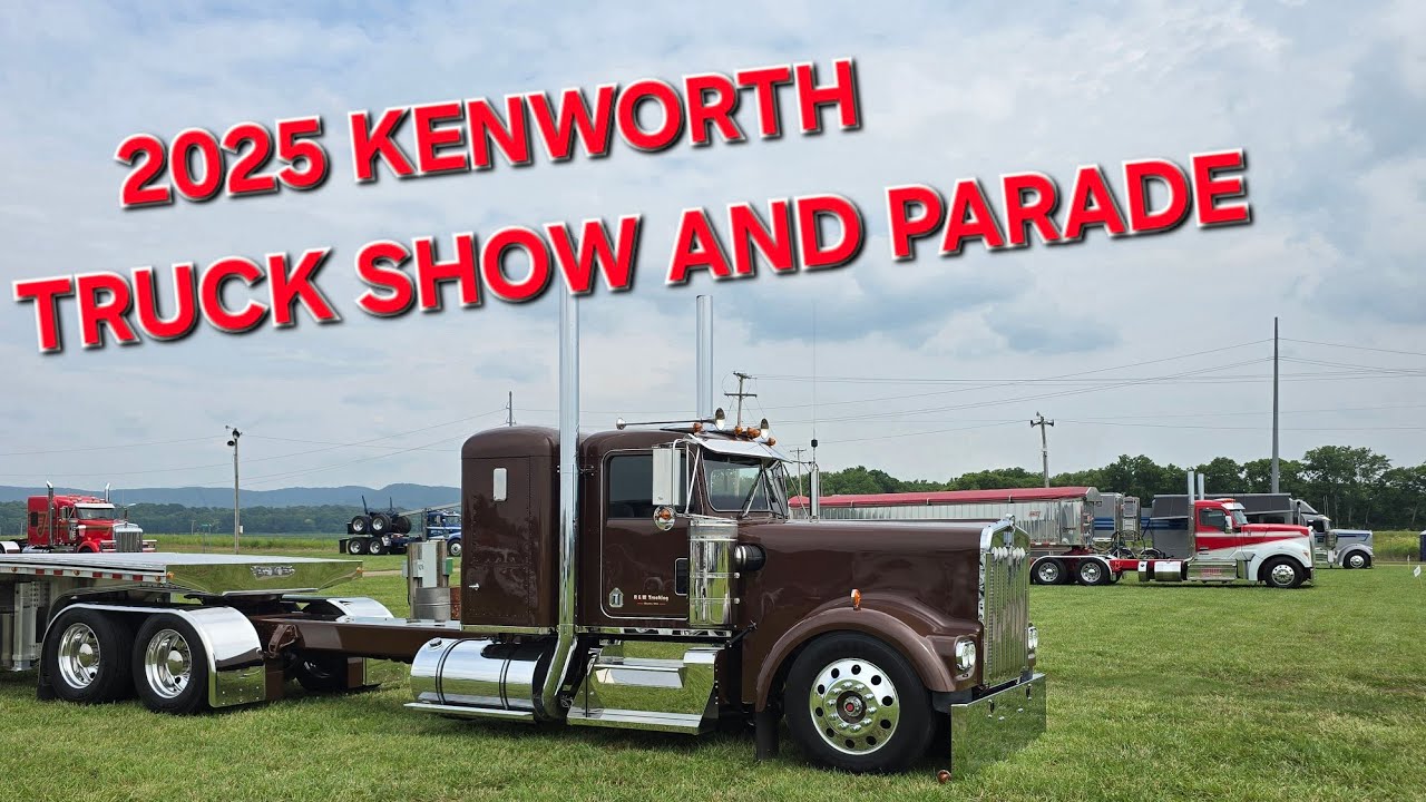 2025 Kenworth Truck Show and Parade. Checking out the trucks