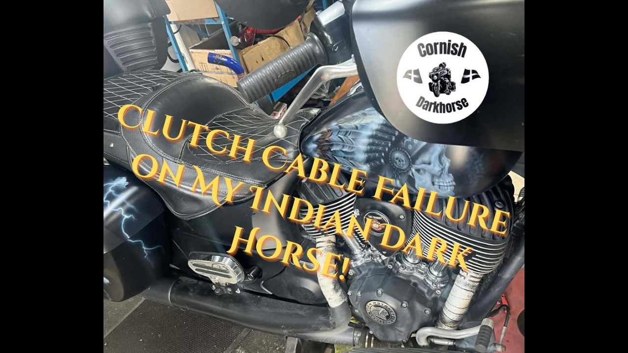 Clutch Cable Failure on My Indian Dark Horse! How We Fixed It