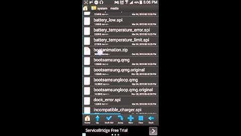 How to change your boot animation android(ROOT)