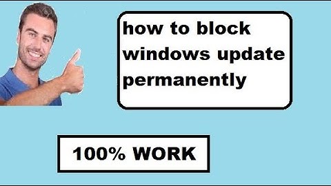 how to disable windows update permanently in windows 11 or 10