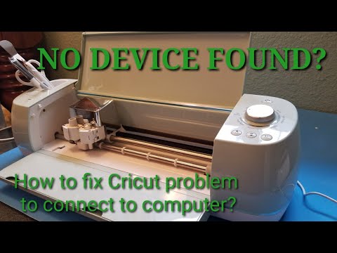 Cricut NO DEVICE FOUND