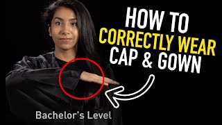 How to PROPERLY Wear Your Graduation Gown | Commencement 2021 - YouTube