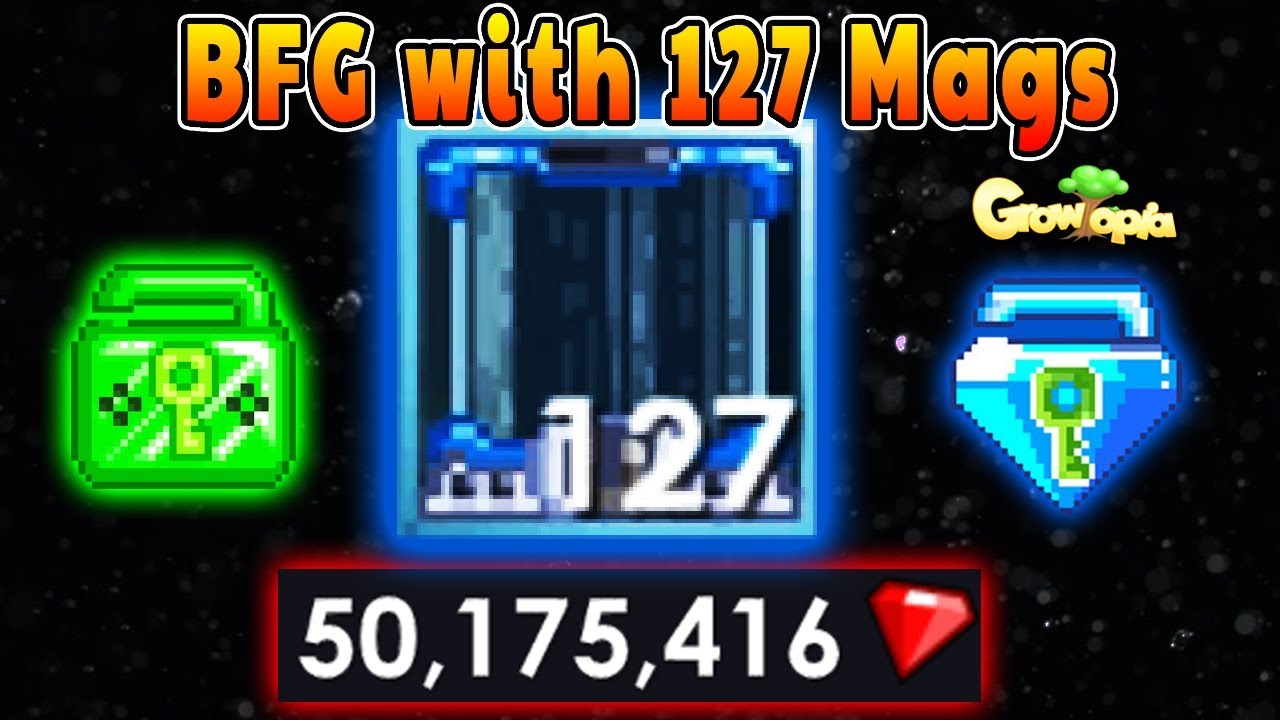 Build Most Expensive BFG Use 127 Magplants | Growtopia