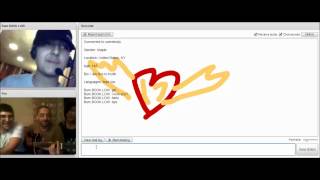 Chatroulette - SINGING TO STRANGERS - GIRL - I LOVE YOU - HELLO - BYE