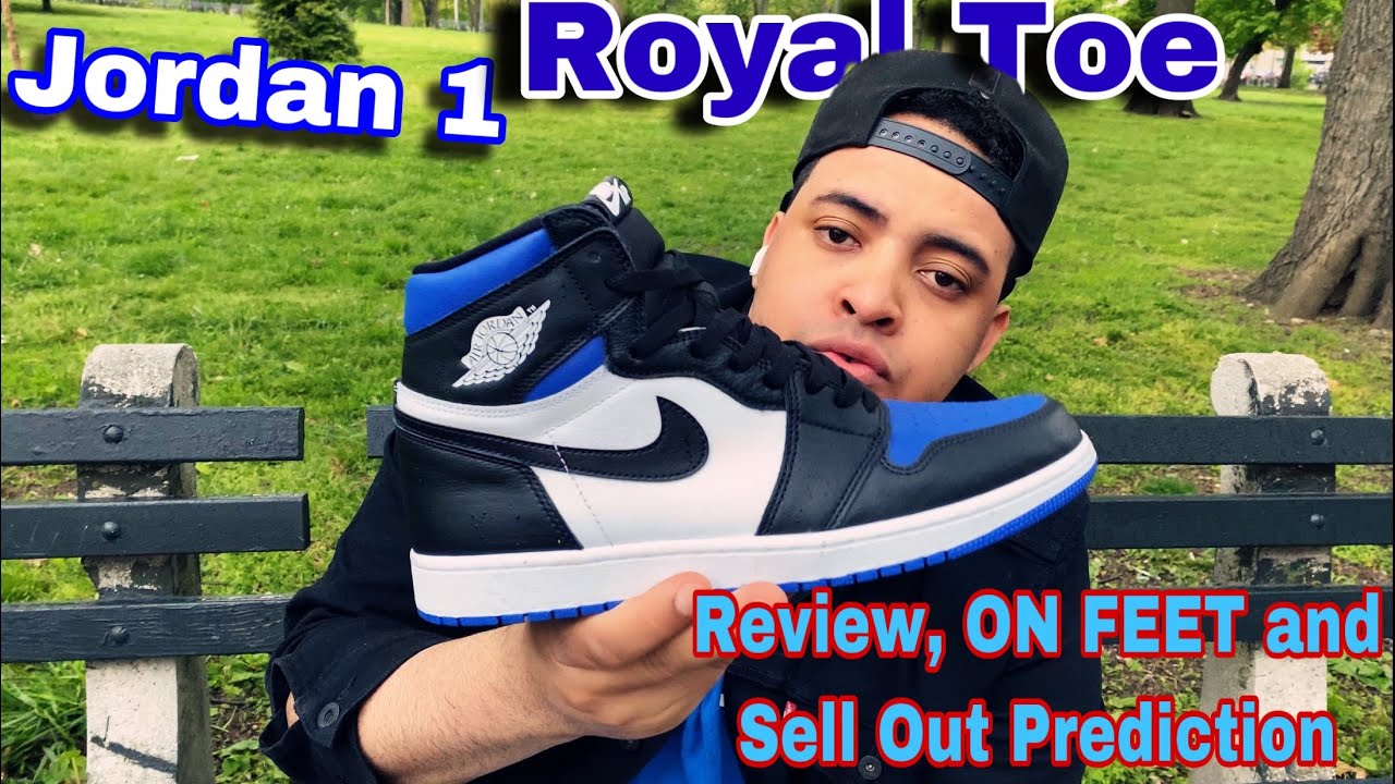 AIR JORDAN 1 ROYAL TOE REVIEW â¼ï¸ YOU'RE GONNA LOVE THIS SHOES â¼ï¸ - YouTube