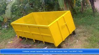 Kontener sampah | Bak sampah | Container sampah 6 kubik bak terbuka | Harga MURAH | 08567174005