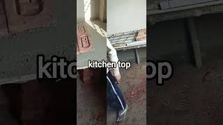 kitchen top ka work #construction #trending #house #papular #civilengineering