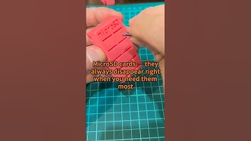 No More Lost MicroSDs! 3D Printed Organizer That Snaps! #3dprinting