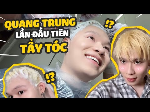 Video Quang Trung và hành trình tẩy tóc tại nhà mùa dịch - youtube
