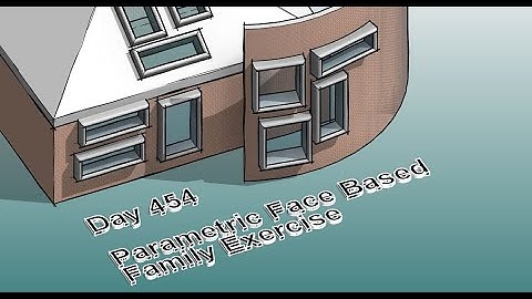 Everyday Revit (Day 454) - Parametric Face Based Family Exercise