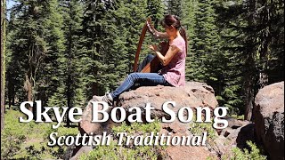 Skye Boat Song - Scottish Traditional (Double-Strung Harp Cover 432hz)