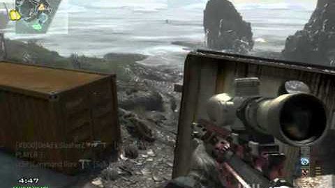 MW3 Face Off 3v3 Sniping and tk across map