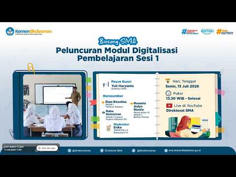 [LIVE ] Peluncuran Modul Digitalisasi Pembelajaran Sesi 1