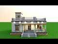 3 bedroom village house plan village house plan in 3D single story best house design