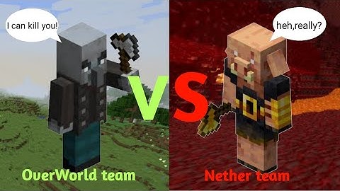 Vindicator vs Piglin brute. Epic Battle!