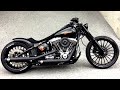 #HarleyDavidson FXSB Black Custom #harley #motorcycle