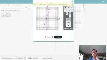 how to use the MyMathLab line graphing tool
